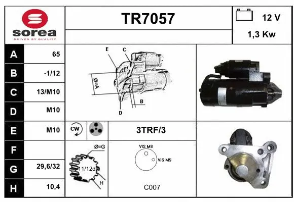 Starter (TR7057)