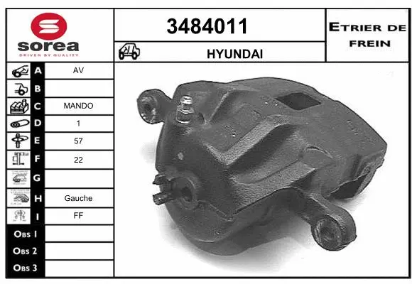 Brake Caliper (3484011)