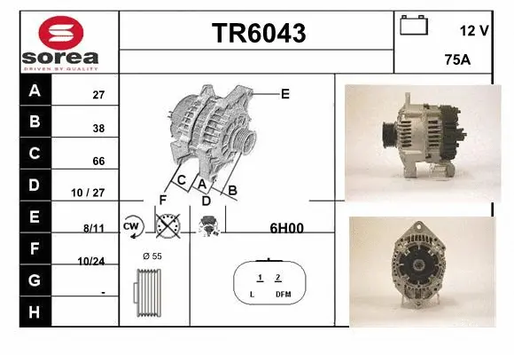 Alternator (TR6043)