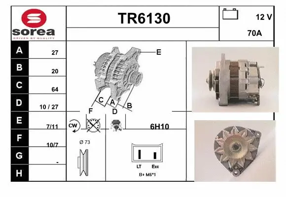 Alternator (TR6130)