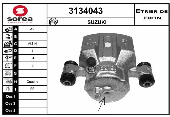 Brake Caliper (3134043)