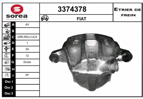 Brake Caliper (3374378)