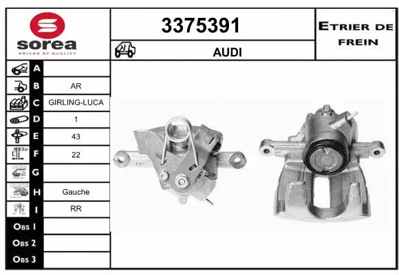 Brake Caliper (3375391)