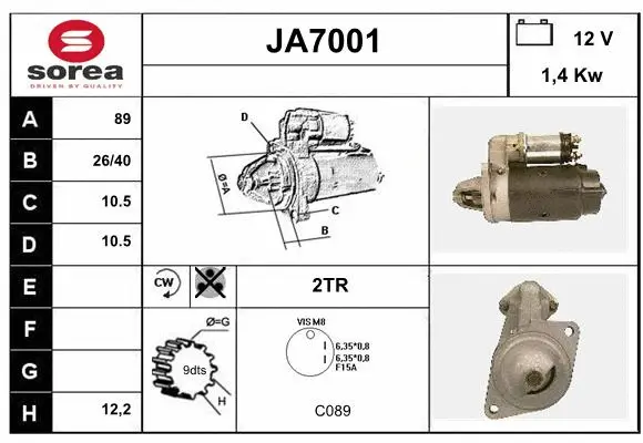 Starter (JA7001)