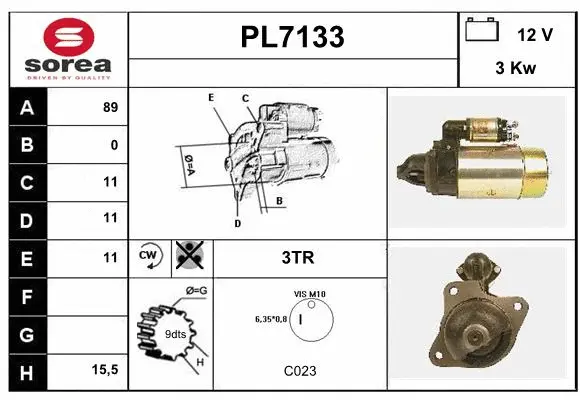 Starter (PL7133)