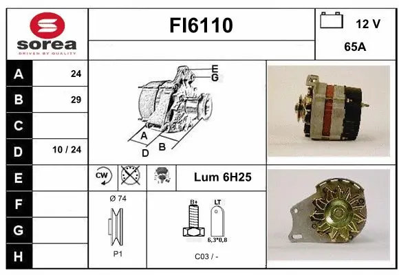Alternator (FI6110)
