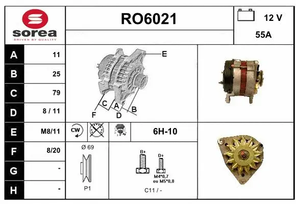 Alternator (RO6021)