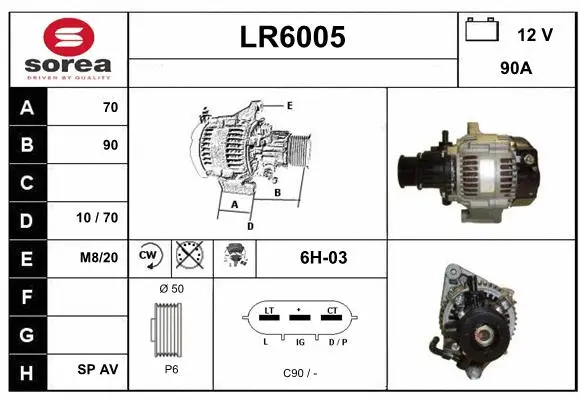 Alternator (LR6005)