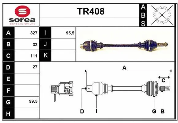 Drive Shaft (TR408)