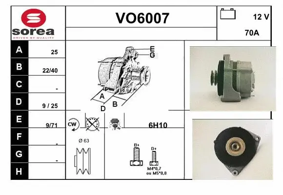 Alternator (VO6007)