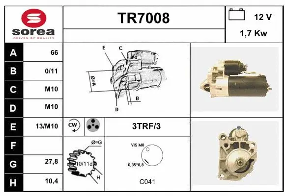 Starter (TR7008)