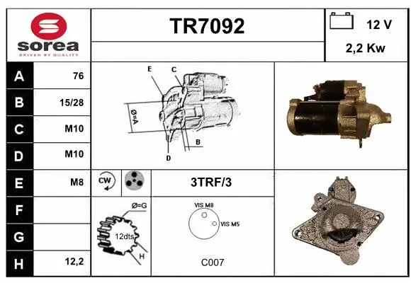 Starter (TR7092)