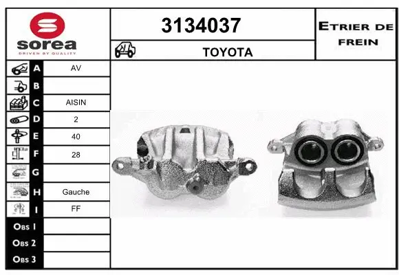 Brake Caliper (3134037)