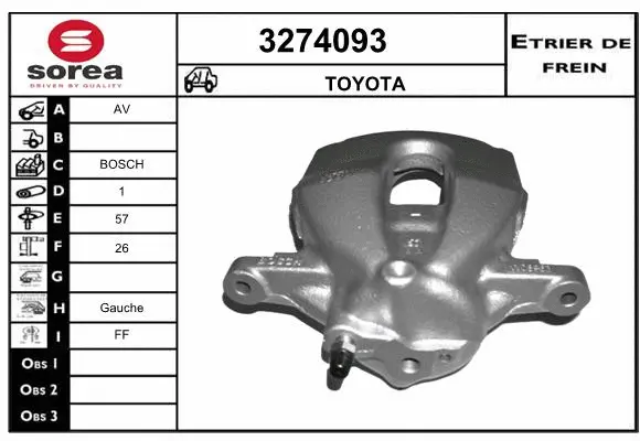 Brake Caliper (3274093)