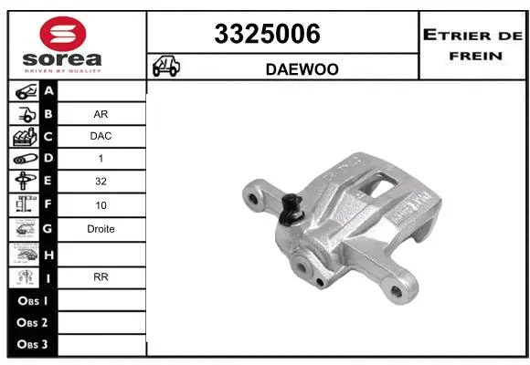 Brake Caliper (3325006)