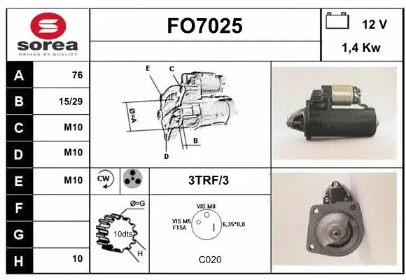 Starter (FO7025)