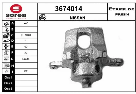 Brake Caliper (3674014)