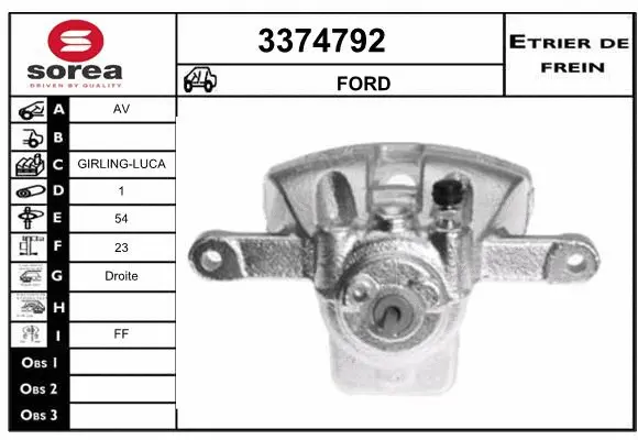 Brake Caliper (3374792)