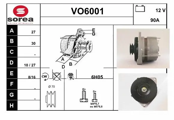 Alternator (VO6001)
