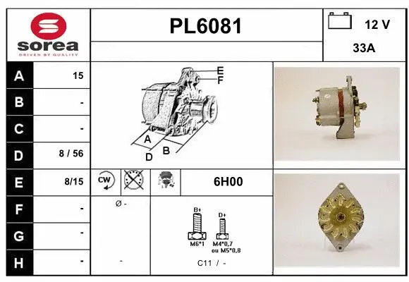 Alternator (PL6081)