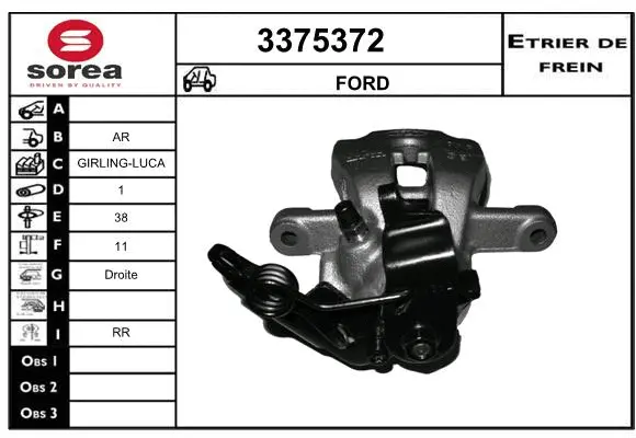Brake Caliper (3375372)