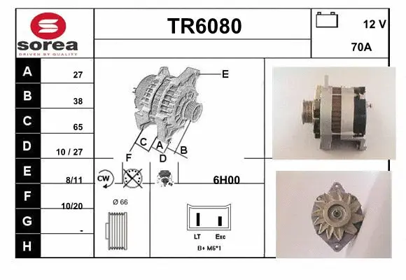 Alternator (TR6080)