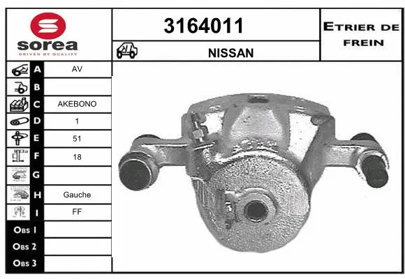 Brake Caliper (3164011)
