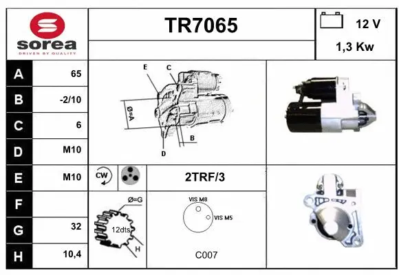 Starter (TR7065)