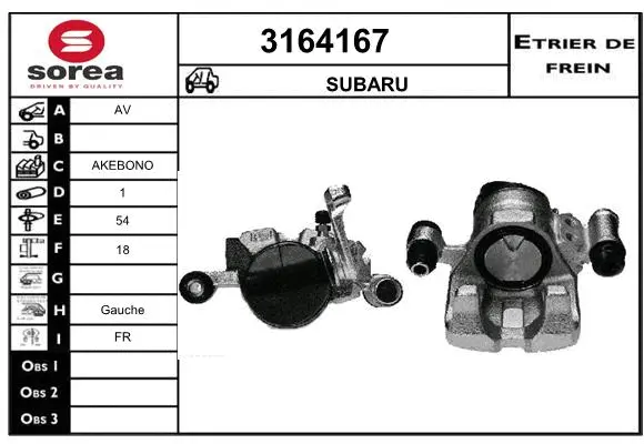 Brake Caliper (3164167)