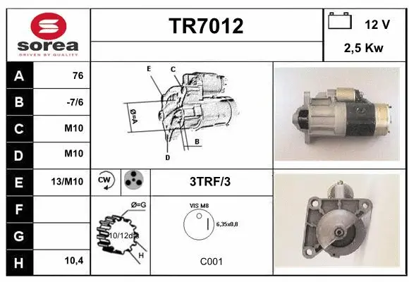 Starter (TR7012)