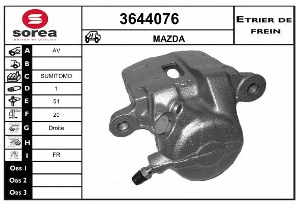 Brake Caliper (3644076)