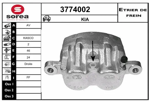 Brake Caliper (3774002)