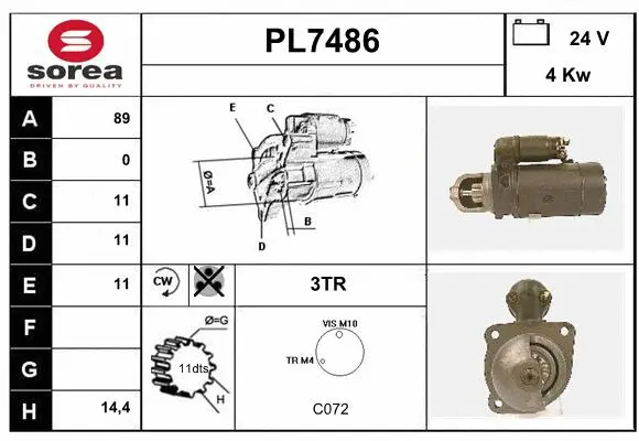 Starter (PL7486)
