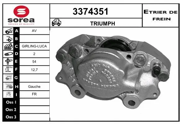 Brake Caliper (3374351)