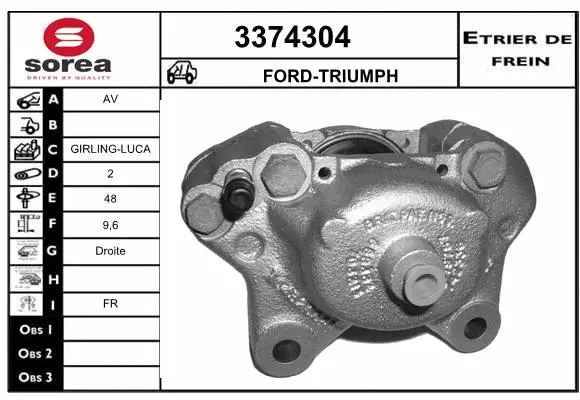 Brake Caliper (3374304)