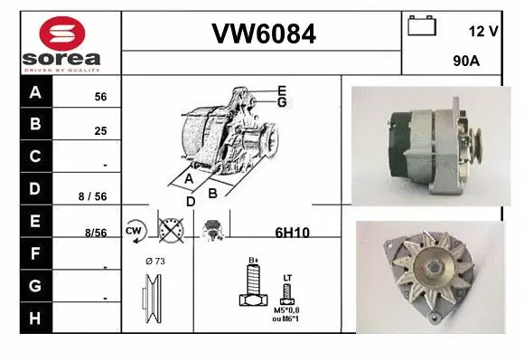 Alternator (VW6084)
