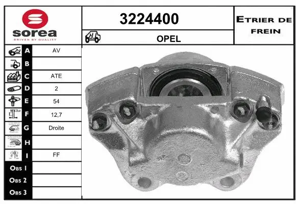Brake Caliper (3224400)