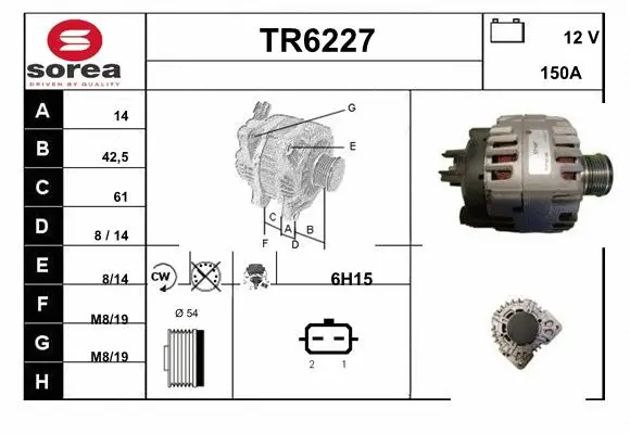 Alternator (TR6227)