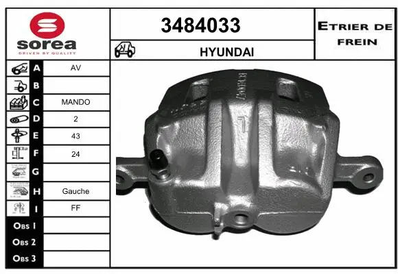 Brake Caliper (3484033)