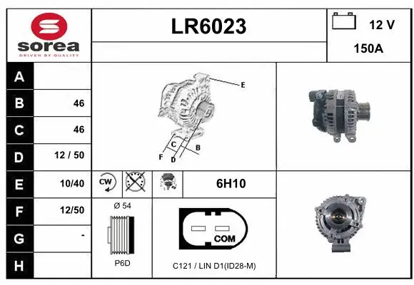 Alternator (LR6023)