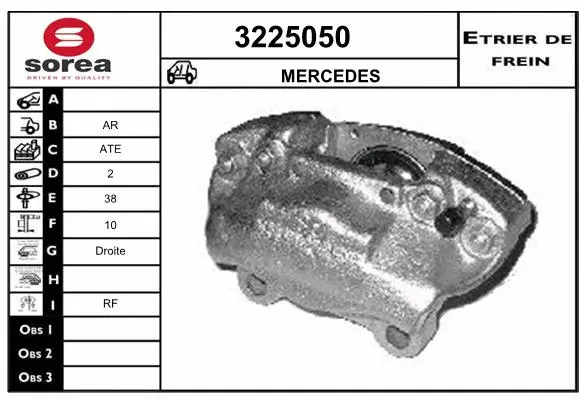 Brake Caliper (3225050)