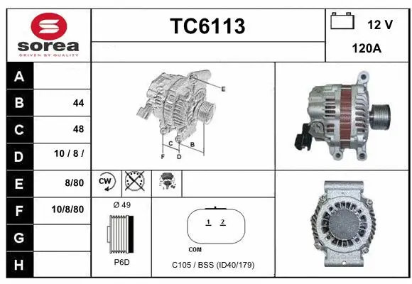 Alternator (TC6113)