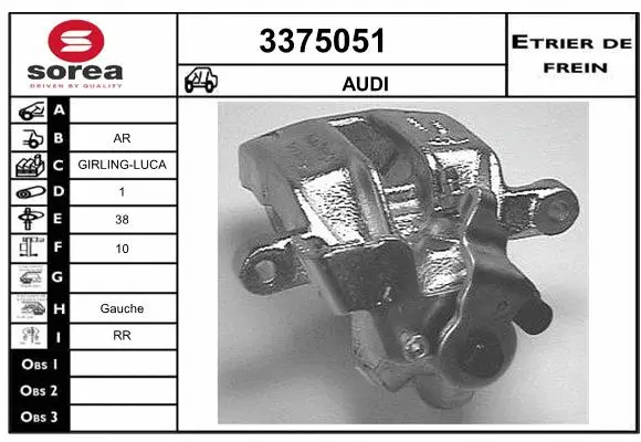Brake Caliper (3375051)