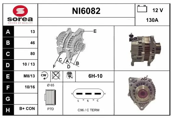 Alternator (NI6082)