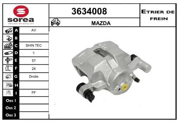 Brake Caliper (3634008)