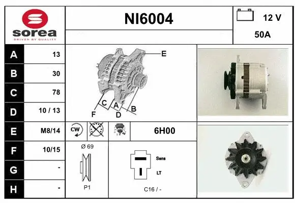 Alternator (NI6004)