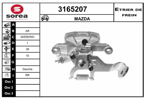 Brake Caliper (3165207)
