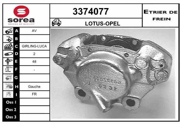 Brake Caliper (3374077)