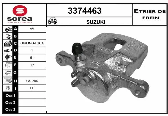 Brake Caliper (3374463)
