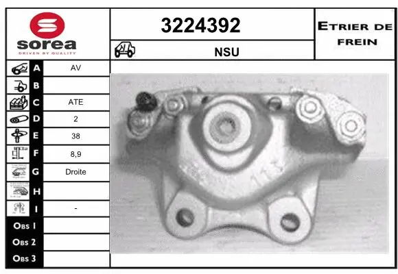 Brake Caliper (3224392)